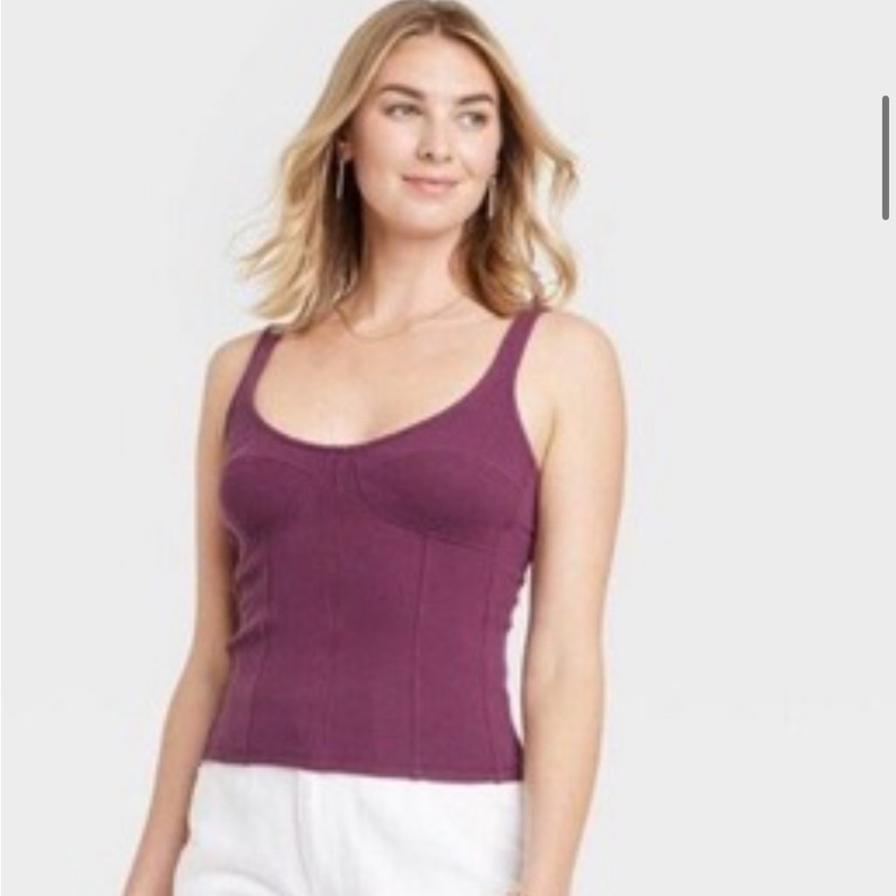 Universal Thread Women's Burgundy and Purple Vest